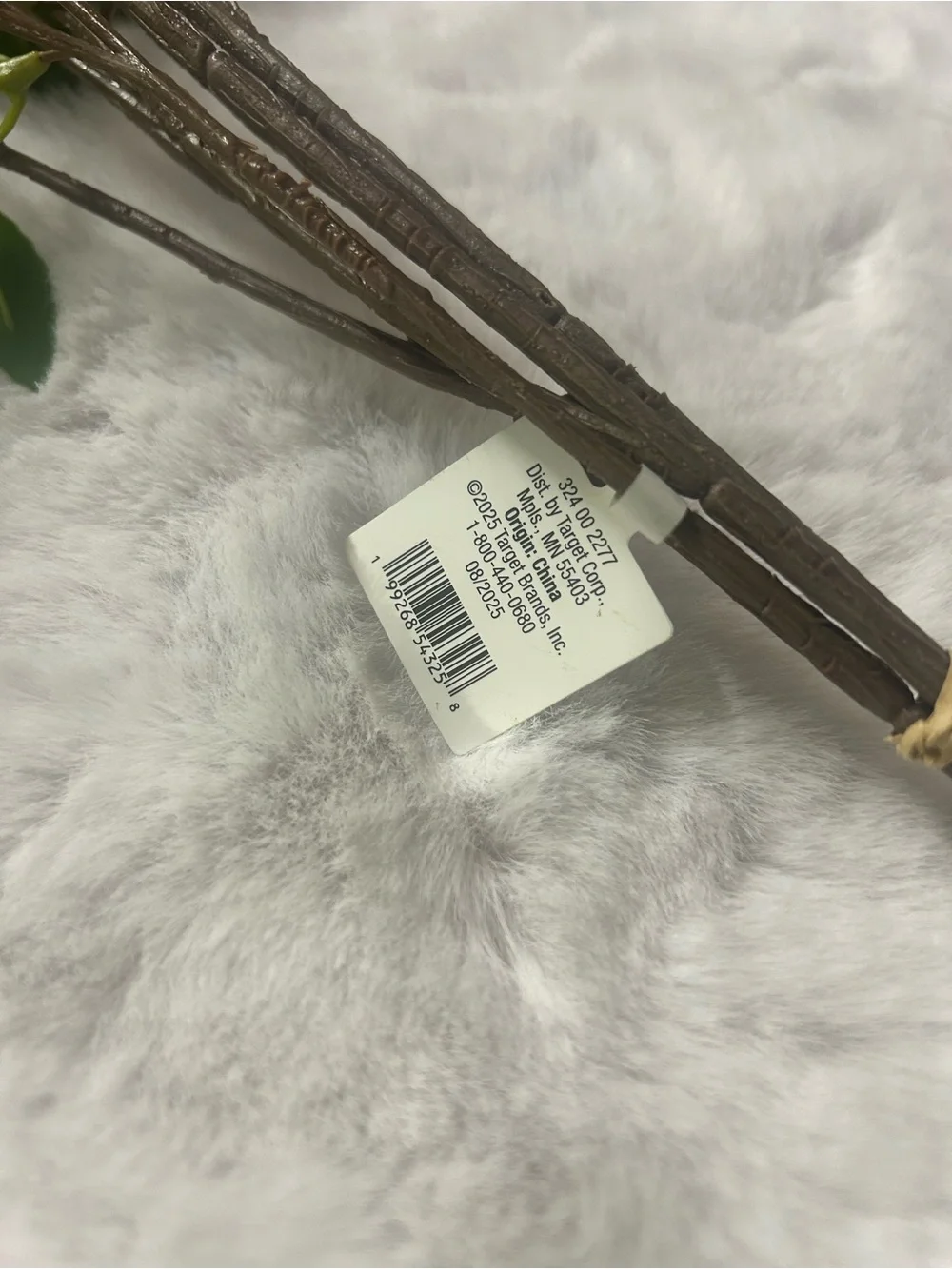 NWT Hearth & Hand Banyan Leaf Artificial Stem Green (3 count)